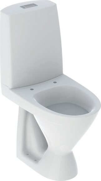 IDO Seven D WC-laite, korkea, 2-huuhtelu, P-lukko, ilman kantta, kiinnitysreiät, 38611-01