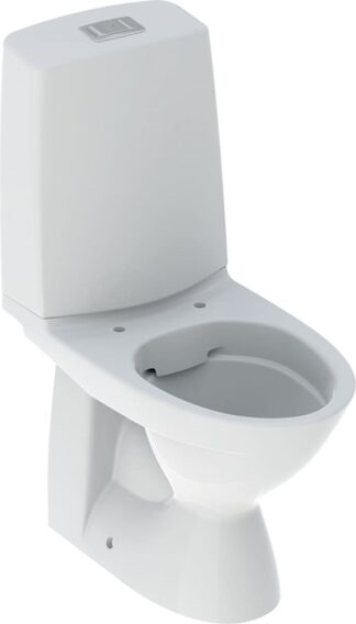 IDO Glow 61 WC-laite, kanneton, 2-huuhtelu, P-lukko, lattia-asennus, valkoinen 38261-01