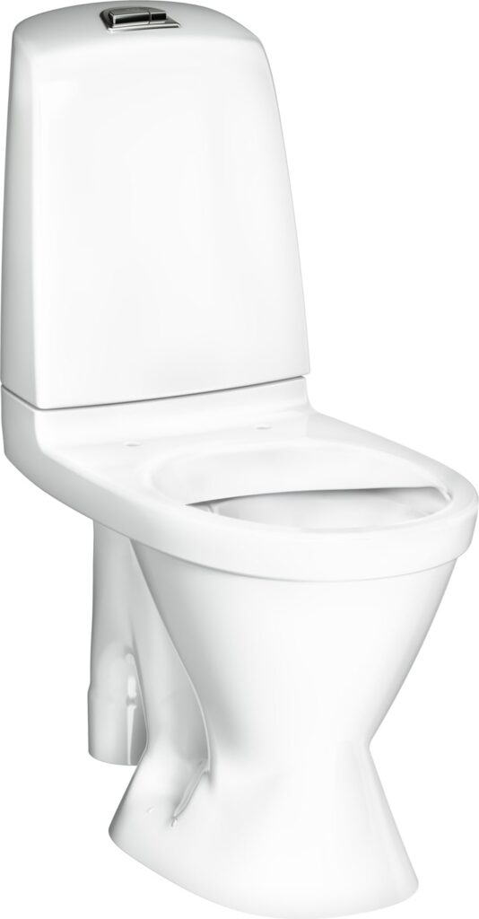 Gustavsberg Nautic WC-istuin S-lukolla HF 1591 - Kanneton, Tehokas Vedenkulutus, Peruskorjausmalli