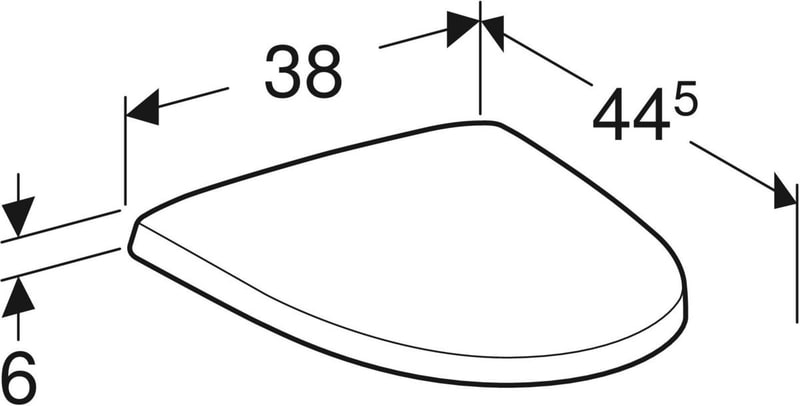 IDO Seven D WC-istuinkansi, kova, Soft Close, valkoinen, 91533-01 - Image 2