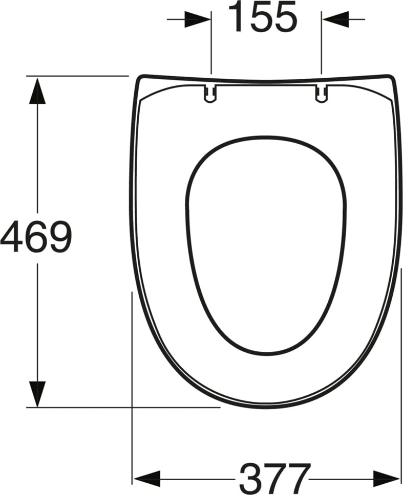 Gustavsberg Nautic 5500 WC-kansi - Valkoinen, Kestävä ja Helppohoitoinen Kylpyhuoneeseen - Image 2