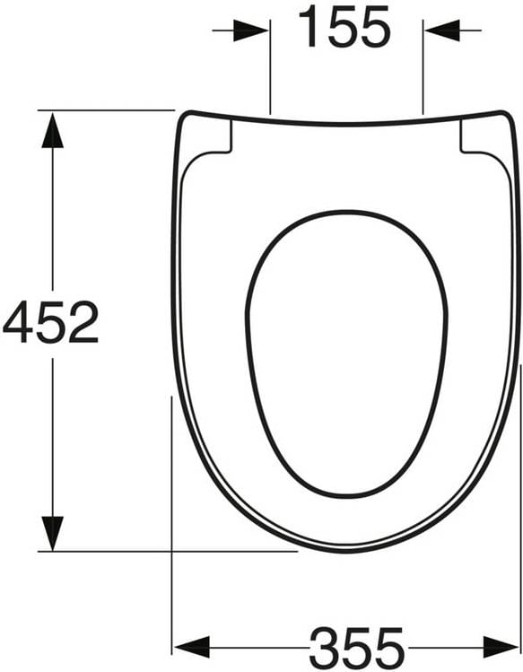 WC-kansi Gustavsberg Nautic SC/QR kova musta - Image 2