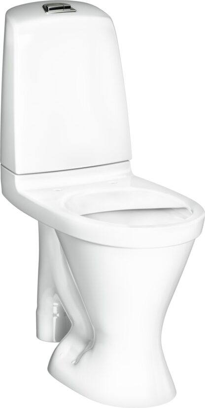 WC-istuin Nautic 1596 - S-lukko, suuri jalka, korkea malli, Hygienic Flush Duo-huuhtelu, ilman istuinkantta - Gustavsberg