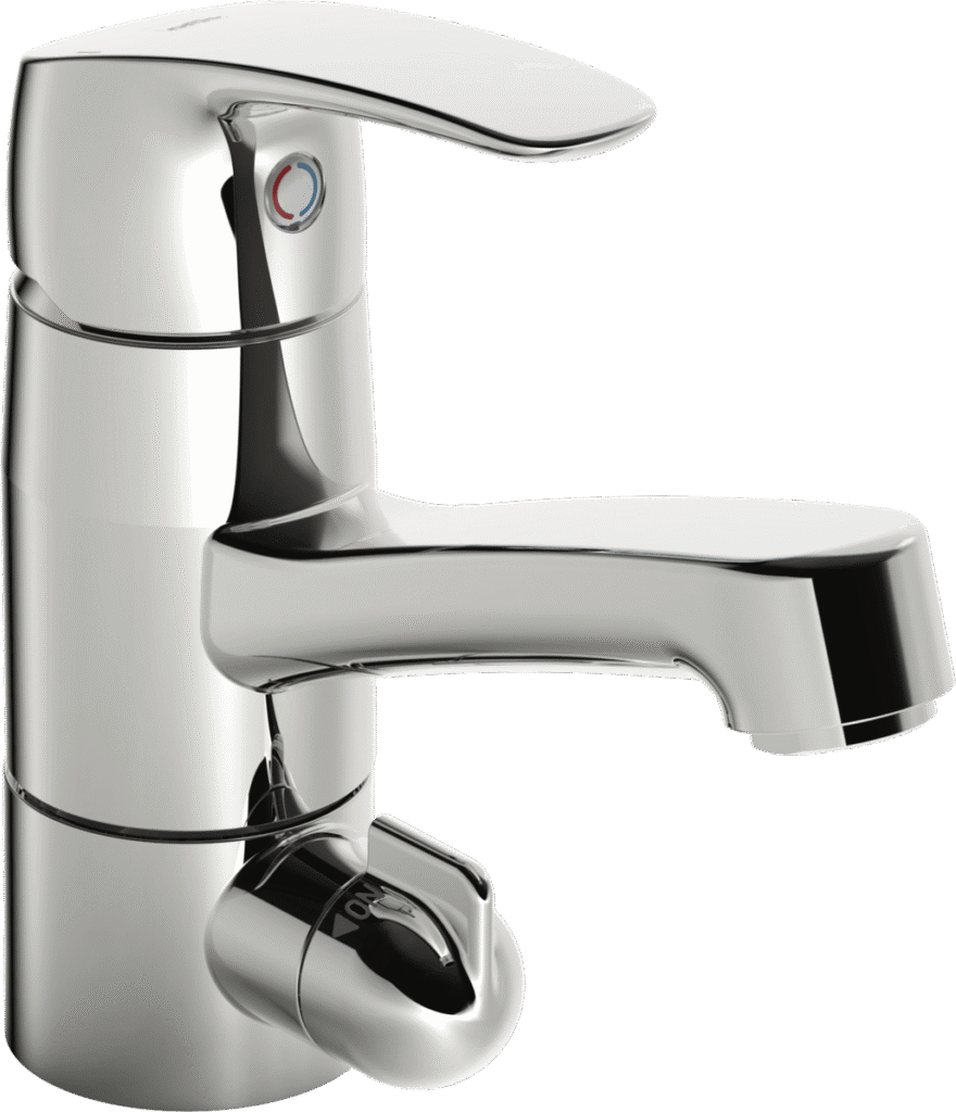 Oras Safira 1013F Pesuallashana – Kromi, Pesukoneventtiili, Kääntyvä Juoksuputki, G3/8 Liitäntä, Pöytäasennus