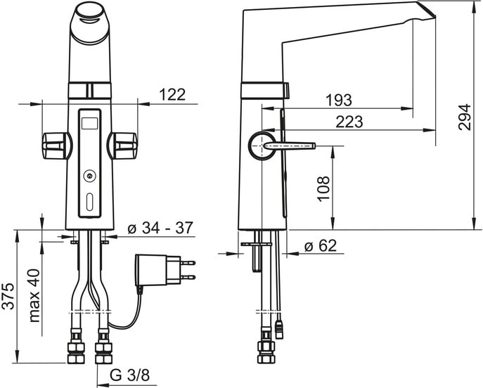 Keittiöhana Oras Optima 2722F 230/5v - Image 2