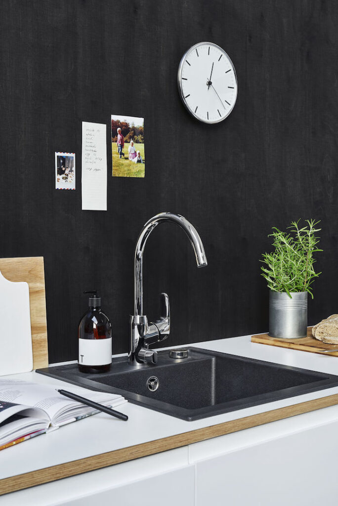 Oras Safira 1029F pkv keittiöhana – Kestävä kromiviimeistely, pesukoneventtiili, pöytäasennus, 3/8" liitäntä - Image 3