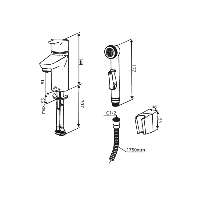 Damixa Core Kromi Pesuallashana – bidevarusteet - Image 2
