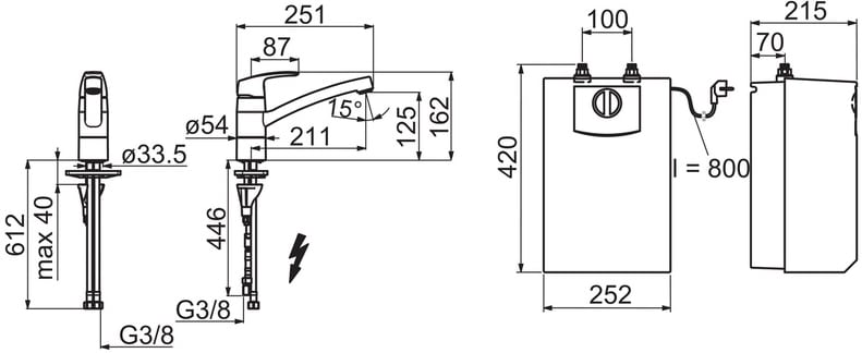 Oras Safira keittiöhana mökille 1023F - Image 2