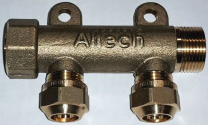 Jakotukki Altech 3/4"-2x1/2" 15x2,5 PEX-liittimin - LVI 2031105