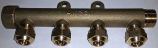 Jakotukki Altech 3/4"-4x1/2" 15x2,5 PEX-liittimin