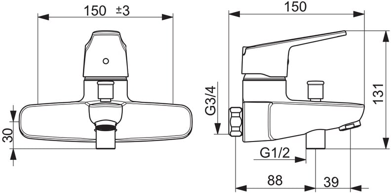 Oras Vega 1840G Amme- ja suihkuhana - Image 2