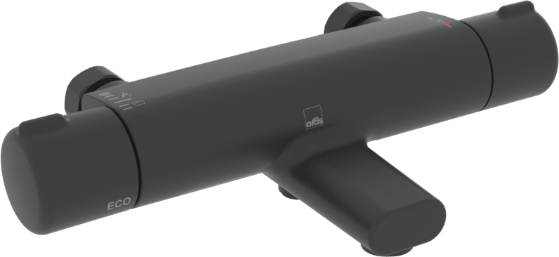 Oras Nova ECO 7462G-33 mattamusta termostaattinen suihkuhana juoksuputkella