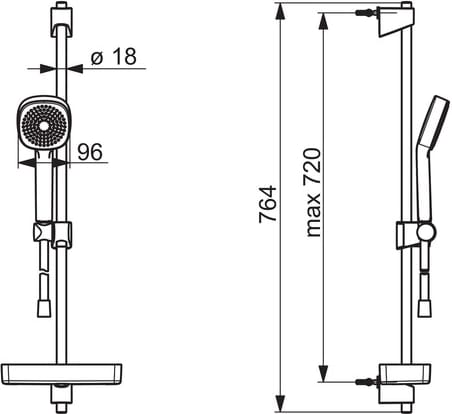 Oras Apollo Style Suihkusetti 558 - Image 2