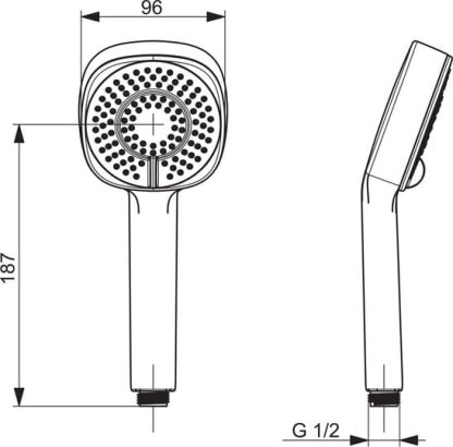 Oras Apollo Style Käsisuihku 253022 - Image 2