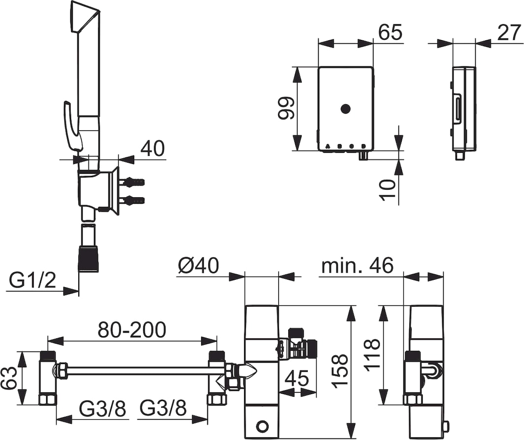 Oras Electra Älykäs Bidetta yksikkö, 3 V, Bluetooth, 197095Z - Image 2