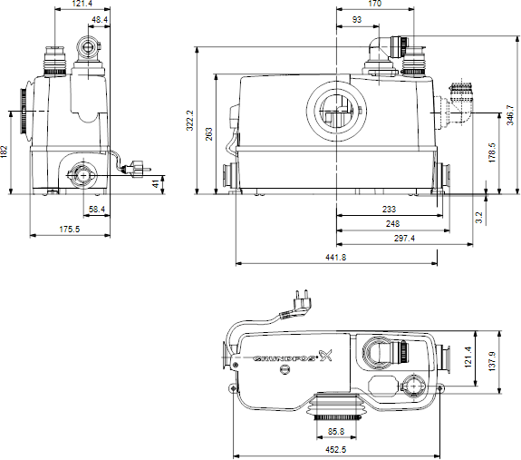WC-PUMPPAAMO GRUNDFOS SOLOLIFT2 WC-3