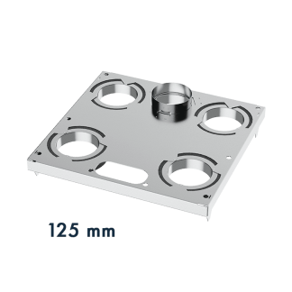 Kattoasennuskehys 160-125-K Model 60, 100, 130