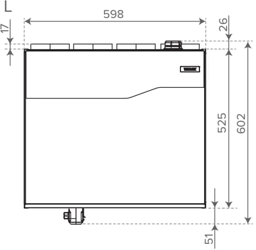 ILMANVAIHTOKONE VALLOX 125A CFI RA12