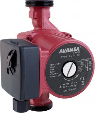 AVANSA 25-4/180 Circulation Pump, connection thread 6/4"