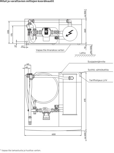 SÄHKÖKATTILA NIBE EVC 13 089300/13KW